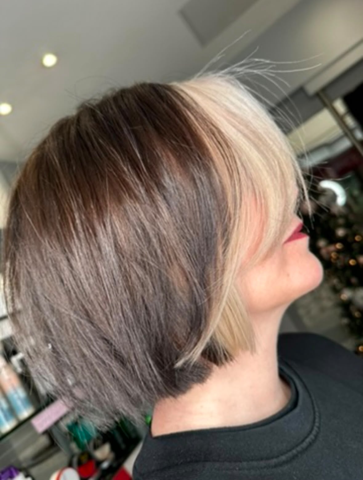 Face-framing hair colour and styling at Hair Studio by Sharie